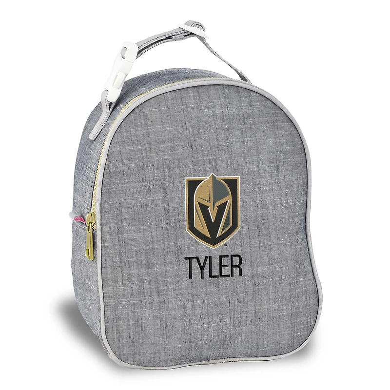 Gray Vegas Golden Knights Personalized Insulated Bag