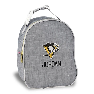 Gray Pittsburgh Penguins Personalized Insulated Bag