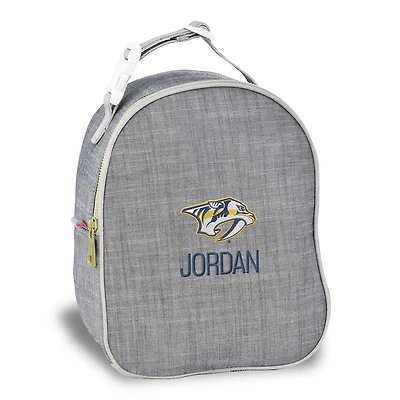 Gray Nashville Predators Personalized Insulated Bag