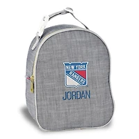 Gray New York Rangers Personalized Insulated Bag