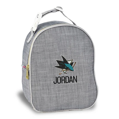Gray San Jose Sharks Personalized Insulated Bag