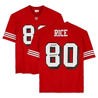Jerry Rice San Francisco 49ers Autographed Mitchell & Ness 1994 Red Replica Jersey with ''SB XXIII MVP'' Inscription