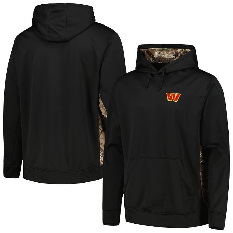 Men's Dunbrooke Black/Realtree Camo Washington Commanders Logo Ranger Pullover Hoodie