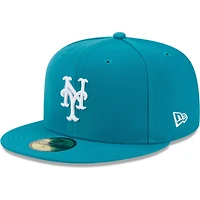 Men's New Era Turquoise New York Mets 59FIFTY Fitted Hat