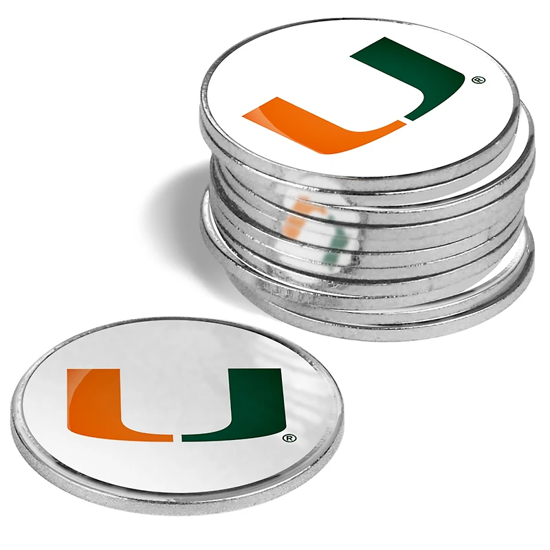Miami Hurricanes 12-Pack Golf Ball Marker Set