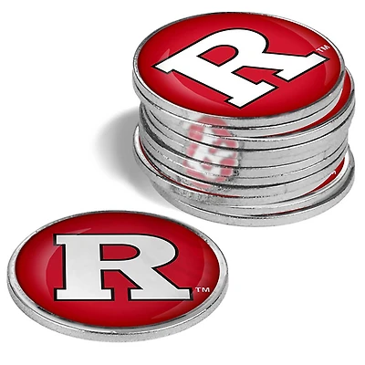 Rutgers Scarlet Knights 12-Pack Golf Ball Marker Set