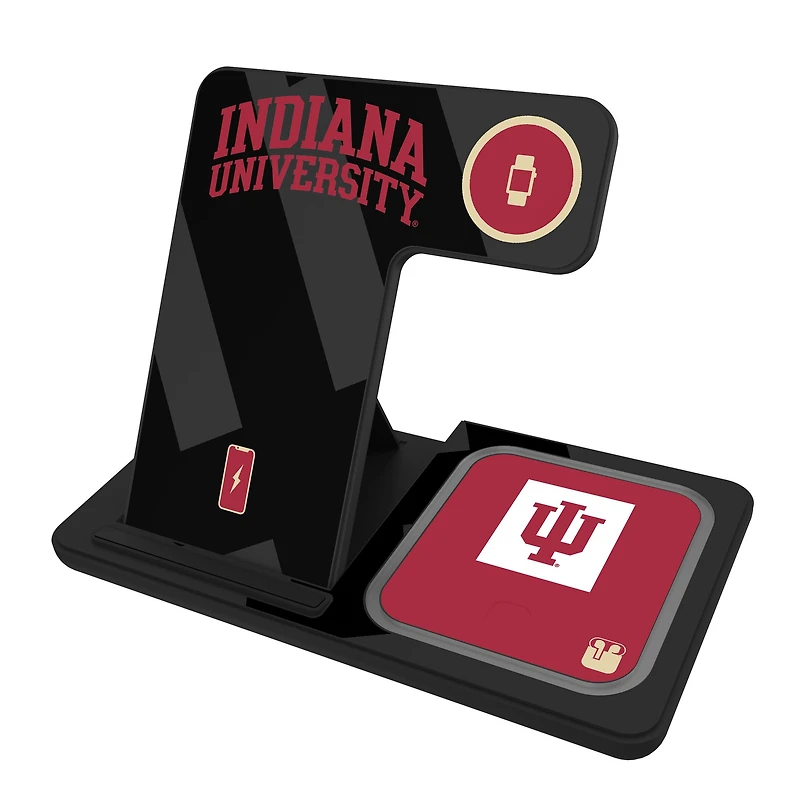 Keyscaper Indiana Hoosiers 3-In-1 Wireless Charger