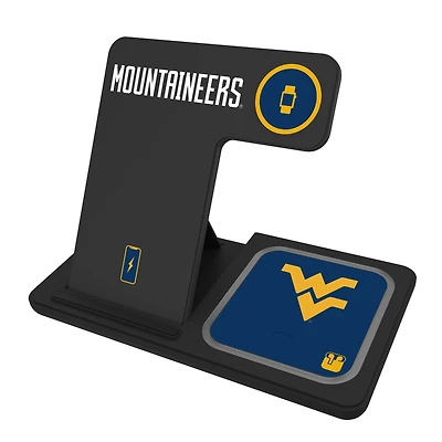 Keyscaper West Virginia Mountaineers 3-In-1 Wireless Charger