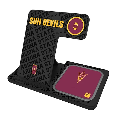 Keyscaper Arizona State Sun Devils 3-In-1 Wireless Charger