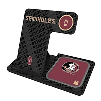 Keyscaper Florida State Seminoles 3-In-1 Wireless Charger