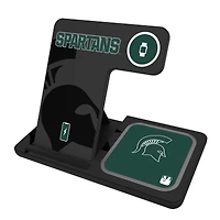 Keyscaper Michigan State Spartans 3-In-1 Wireless Charger