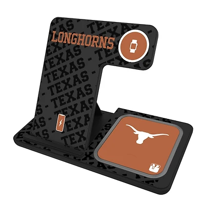 Keyscaper Texas Longhorns 3-In-1 Wireless Charger
