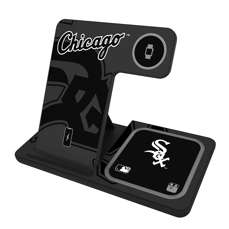Keyscaper Chicago White Sox 3-In-1 Wireless Charger