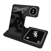 Keyscaper Chicago White Sox 3-In-1 Wireless Charger
