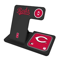 Keyscaper Cincinnati Reds 3-In-1 Wireless Charger