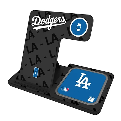 Keyscaper Los Angeles Dodgers 3-In-1 Wireless Charger