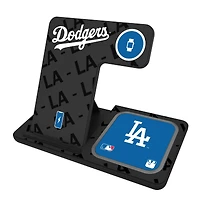 Keyscaper Los Angeles Dodgers 3-In-1 Wireless Charger