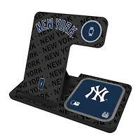 Keyscaper New York Yankees 3-In-1 Wireless Charger