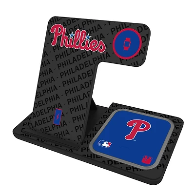 Keyscaper Philadelphia Phillies 3-In-1 Wireless Charger