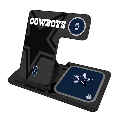 Keyscaper Dallas Cowboys 3-In-1 Wireless Charger