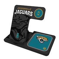 Keyscaper Jacksonville Jaguars 3-In-1 Wireless Charger