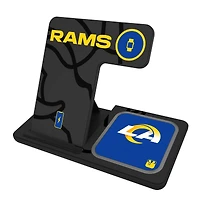 Keyscaper Los Angeles Rams 3-In-1 Wireless Charger