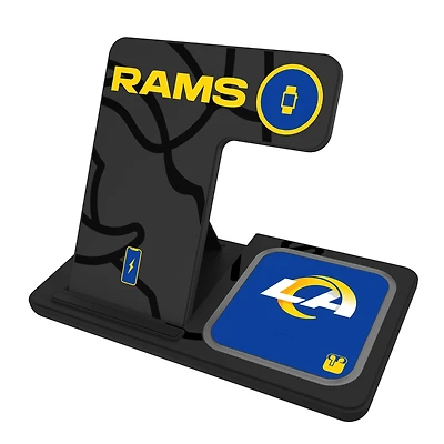 Keyscaper Los Angeles Rams 3-In-1 Wireless Charger