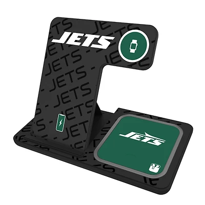 Keyscaper New York Jets 3-In-1 Wireless Charger