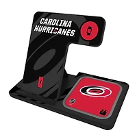 Keyscaper Carolina Hurricanes 3-In-1 Wireless Charger