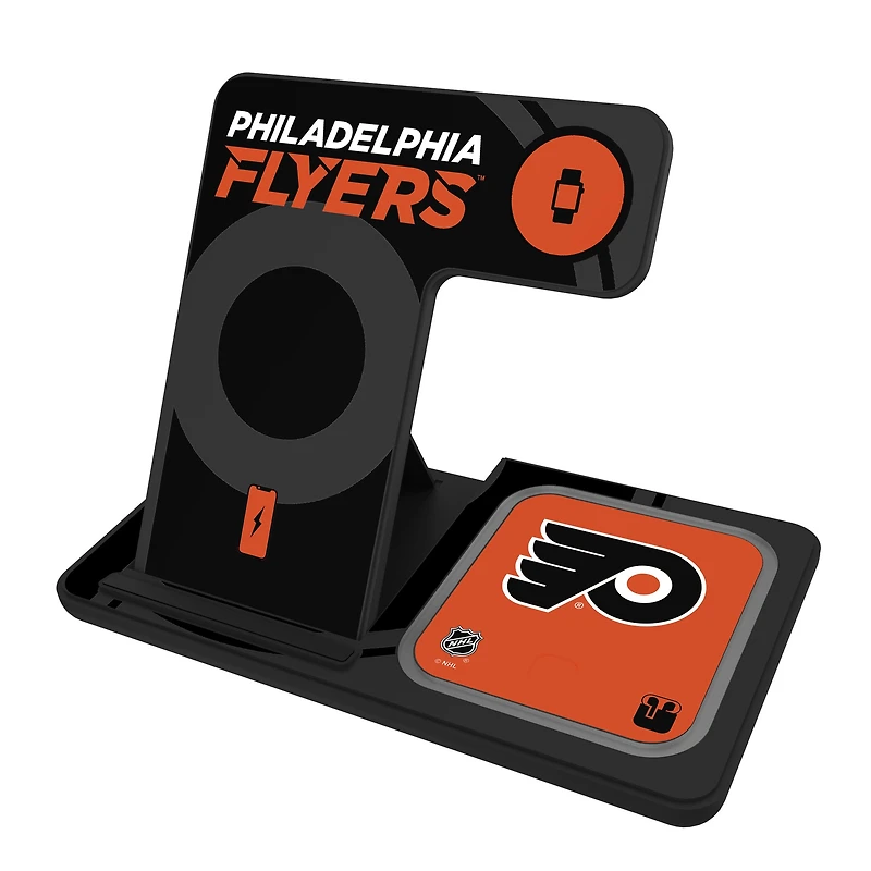 Keyscaper Philadelphia Flyers 3-In-1 Wireless Charger