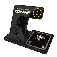Keyscaper Pittsburgh Penguins 3-In-1 Wireless Charger