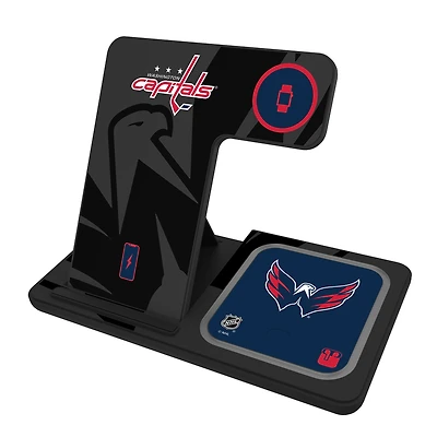 Keyscaper Washington Capitals 3-In-1 Wireless Charger