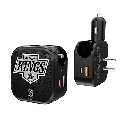 Los Angeles Kings Team Logo Dual Port USB Car & Home Charger