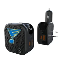 St. Louis Blues Team Logo Dual Port USB Car & Home Charger