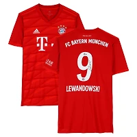 Robert Lewandowski Bayern Munich Autographed Red 2019-20 adidas Jersey