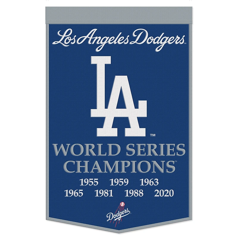 WinCraft Los Angeles Dodgers 24" x 38" Championship Banner