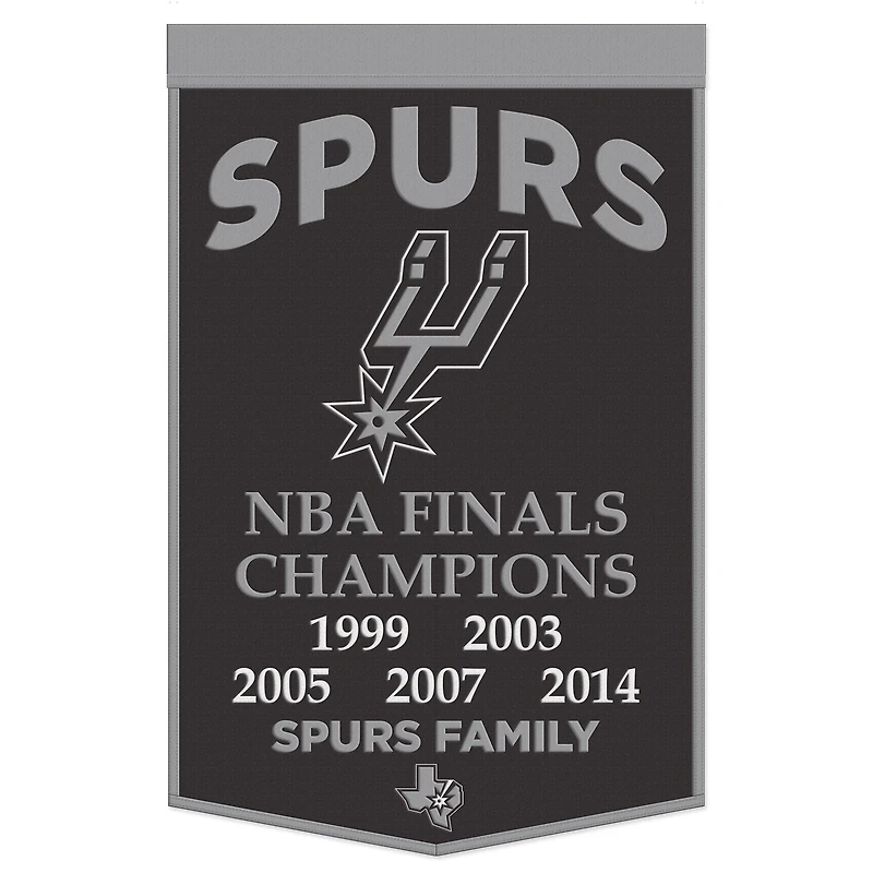 WinCraft San Antonio Spurs 24" x 38" Championship Banner