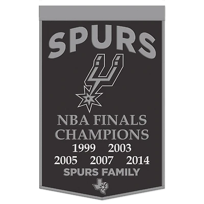 WinCraft San Antonio Spurs 24" x 38" Championship Banner