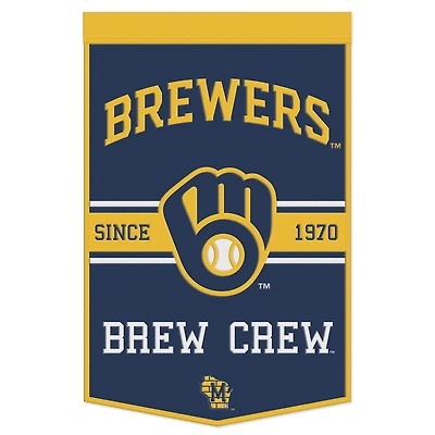 WinCraft Milwaukee Brewers 24" x 38" Primary Logo Banner