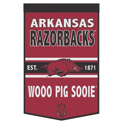 WinCraft Arkansas Razorbacks 24" x 38" Primary Logo Banner