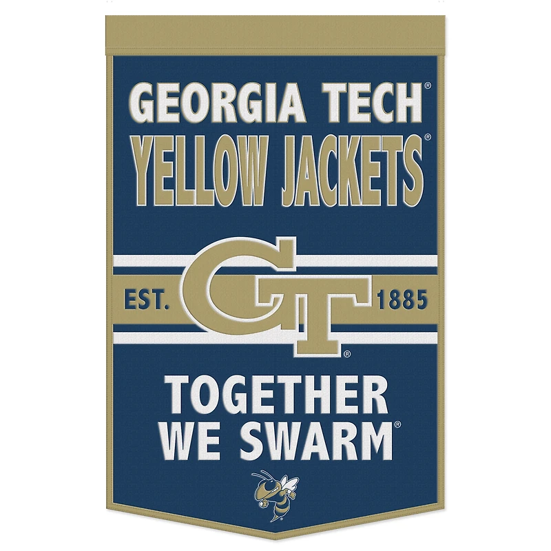 WinCraft Georgia Tech Yellow Jackets 24" x 38" Primary Logo Banner