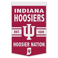 WinCraft Indiana Hoosiers 24" x 38" Primary Logo Banner