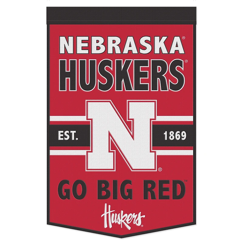 WinCraft Nebraska Huskers 24" x 38" Primary Logo Banner