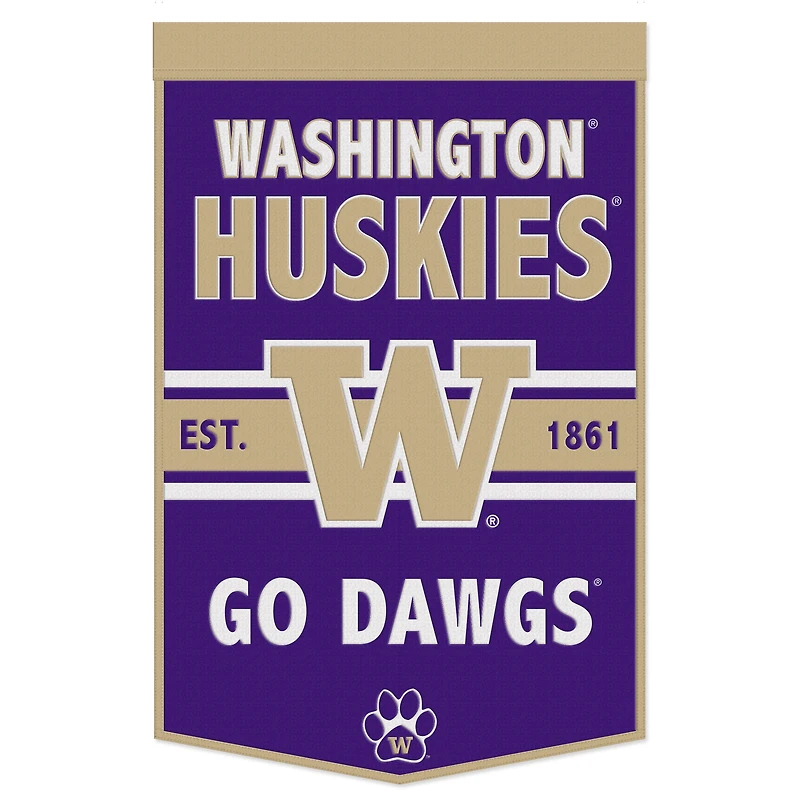 WinCraft Washington Huskies 24" x 38" Primary Logo Banner