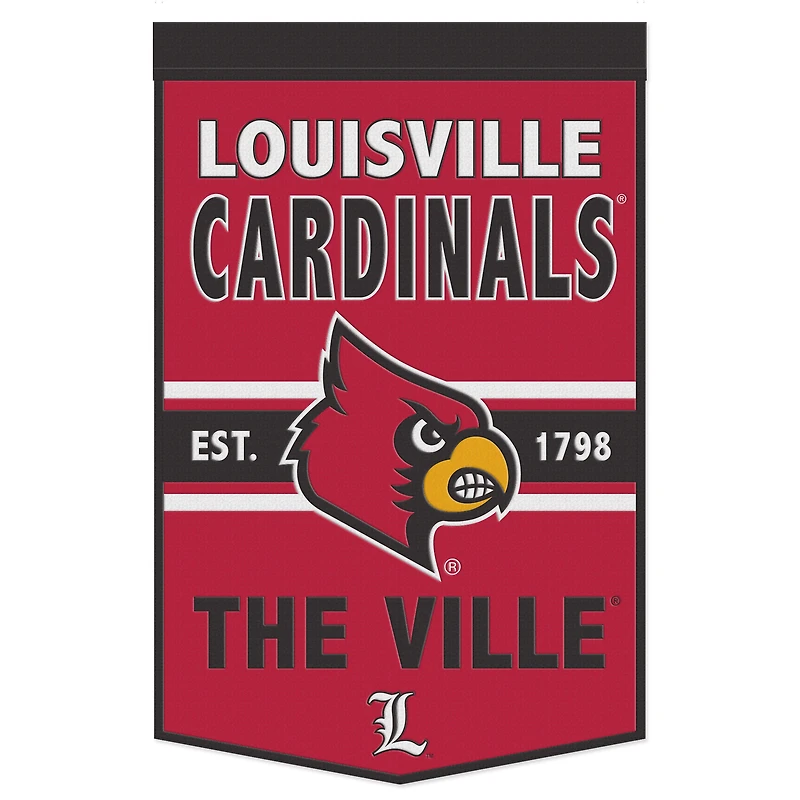 WinCraft Louisville Cardinals 24" x 38" Primary Logo Banner