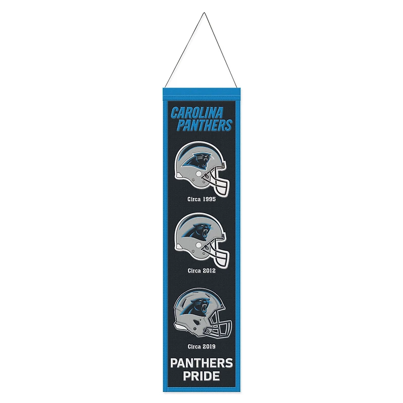 WinCraft Carolina Panthers 8" x 32" Evolution Banner