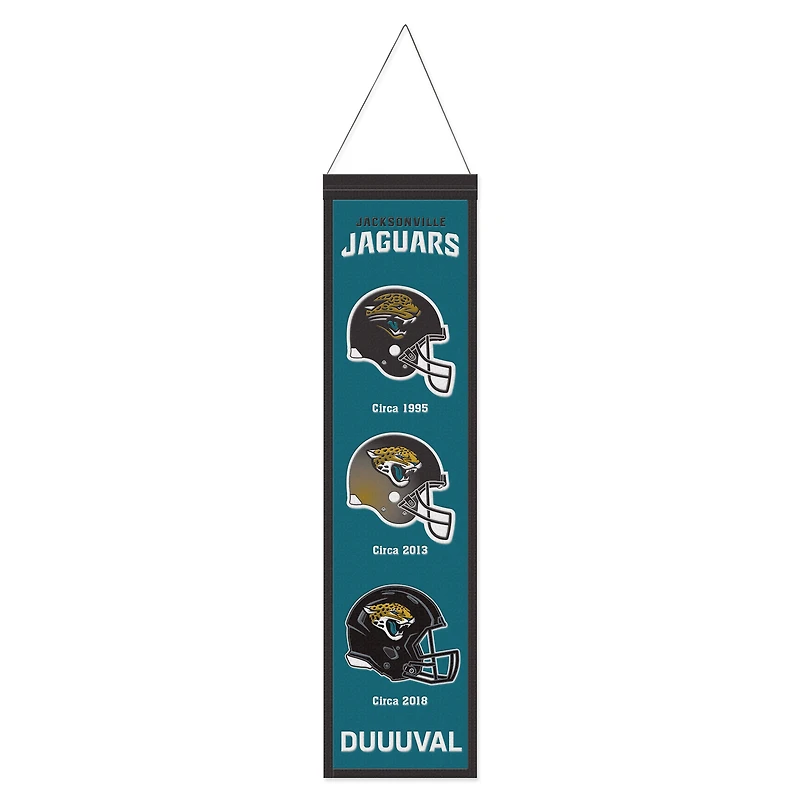 WinCraft Jacksonville Jaguars 8" x 32" Evolution Banner