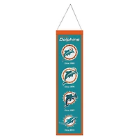 WinCraft Miami Dolphins 8" x 32" Evolution Banner