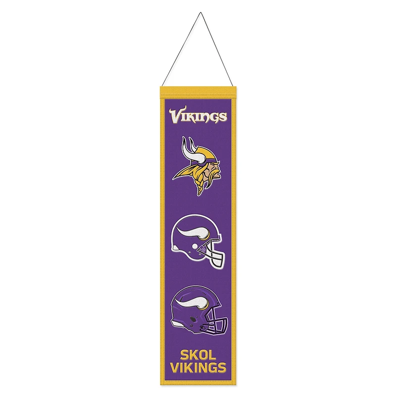 WinCraft Minnesota Vikings 8" x 32" Evolution Banner