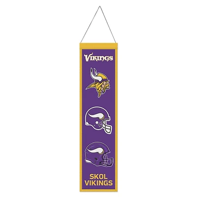 WinCraft Minnesota Vikings 8" x 32" Evolution Banner